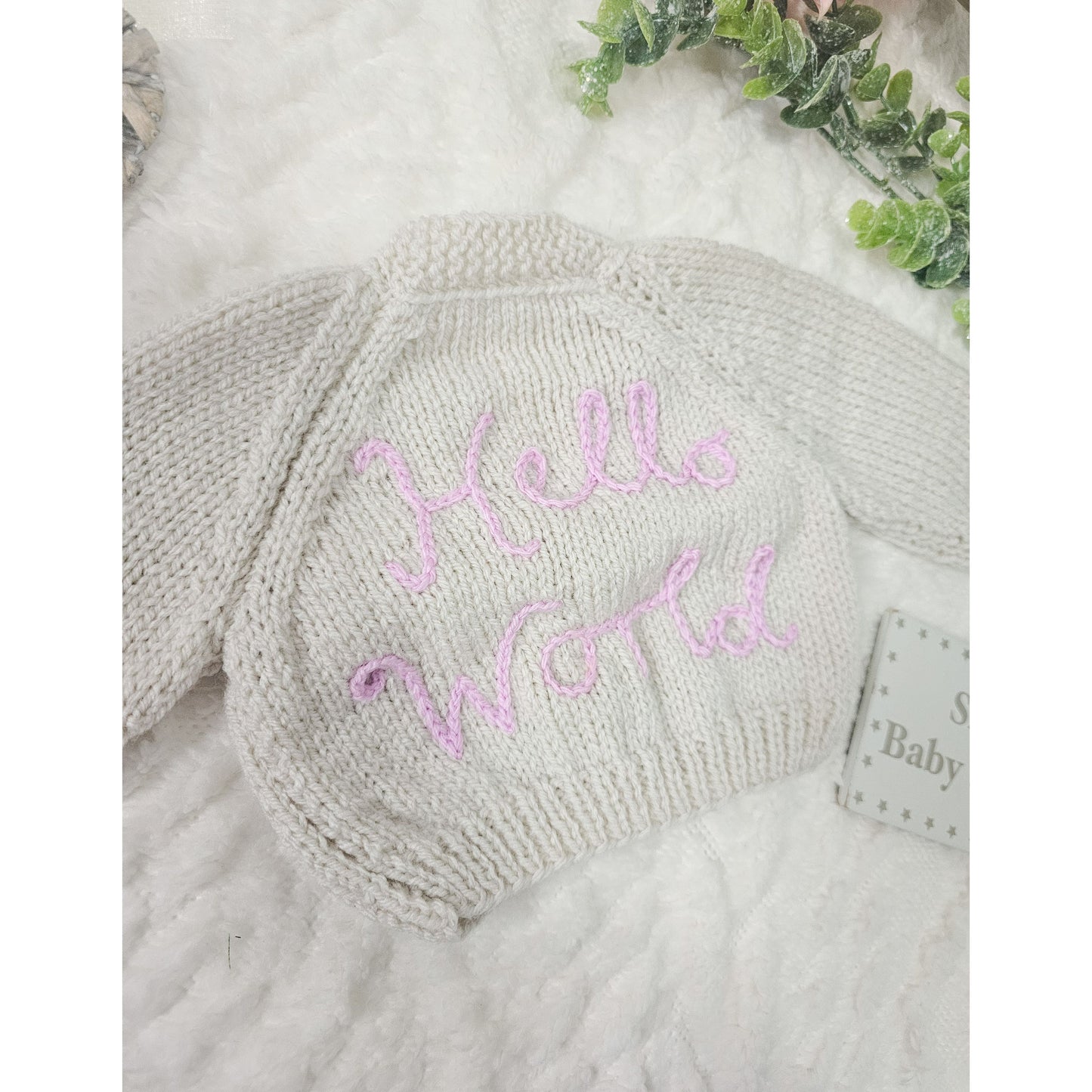 Hello World Newborn Knit
