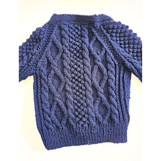 Navy Cable Knit (12 - 18 months)