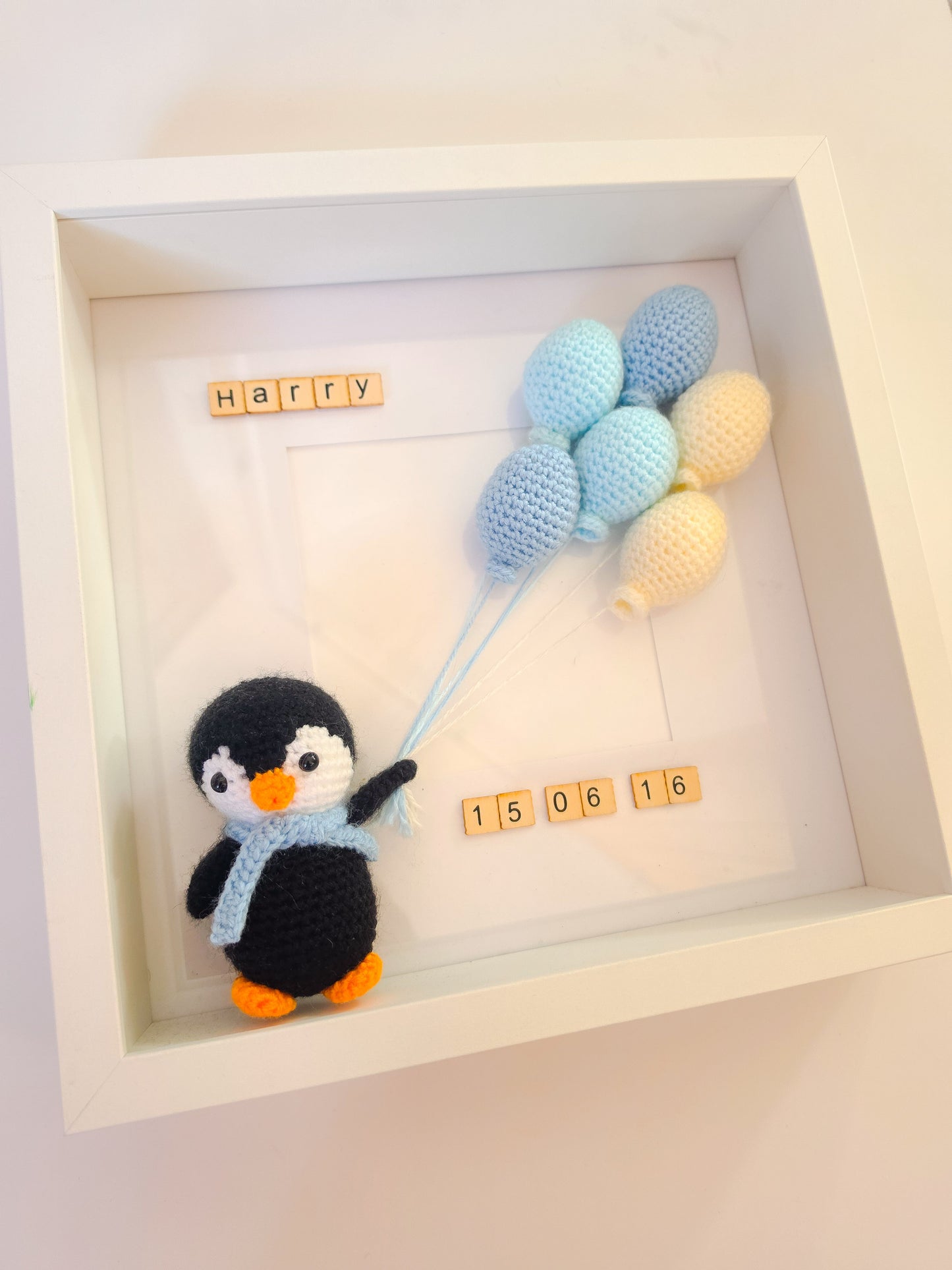 Penguin Birth Date Frame