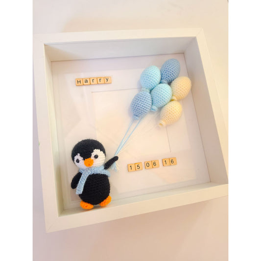 Penguin Birth Date Frame