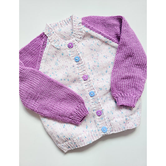 Lilac Speckled Colourblock (1- 2 years)