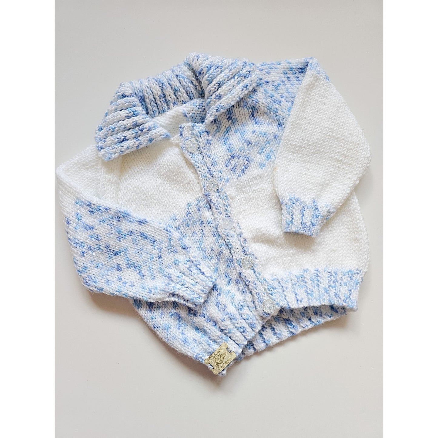 Blue Speckled Colourblock (3-6 months)