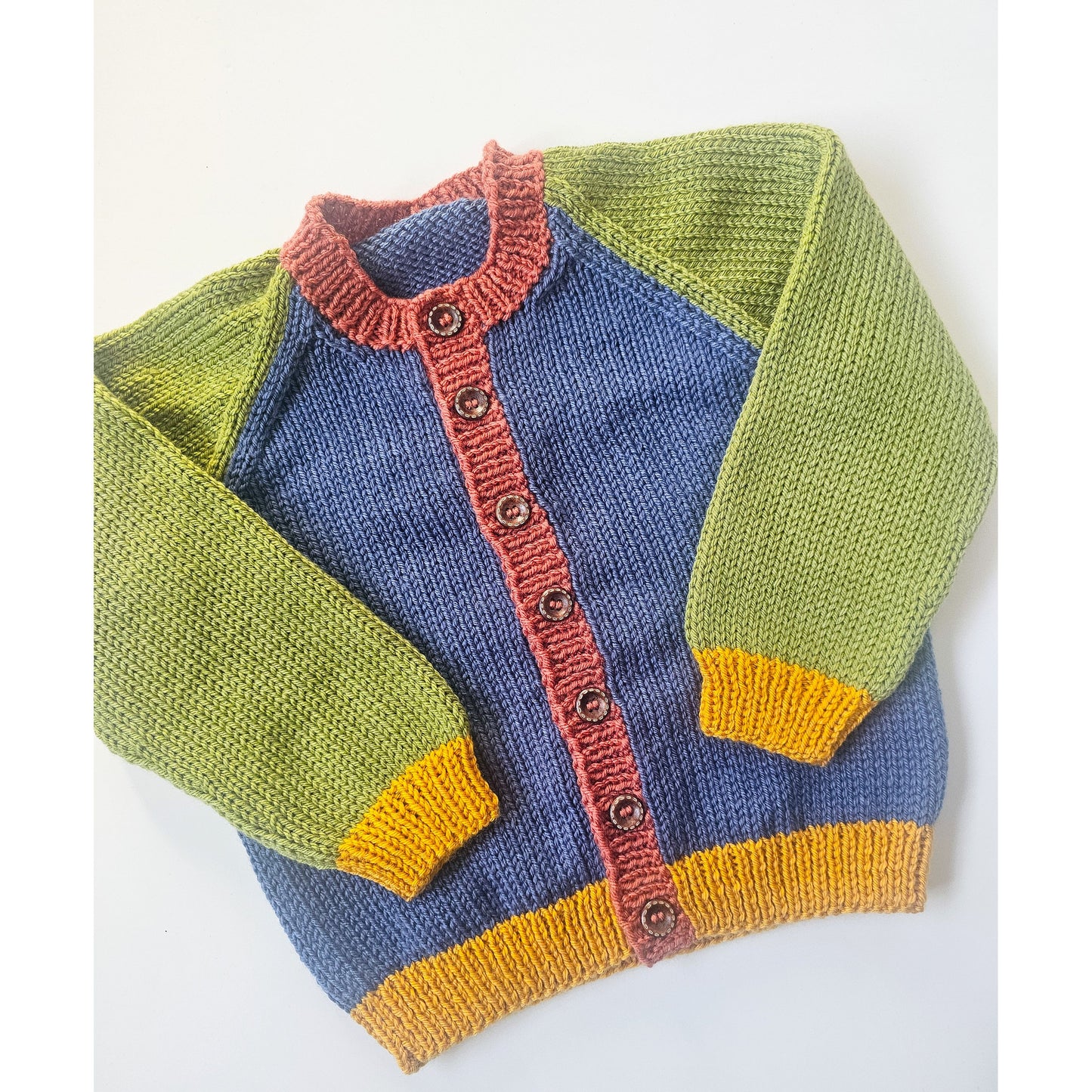 Blue/Green/Yellow Colour Block (Age 2-3 years)
