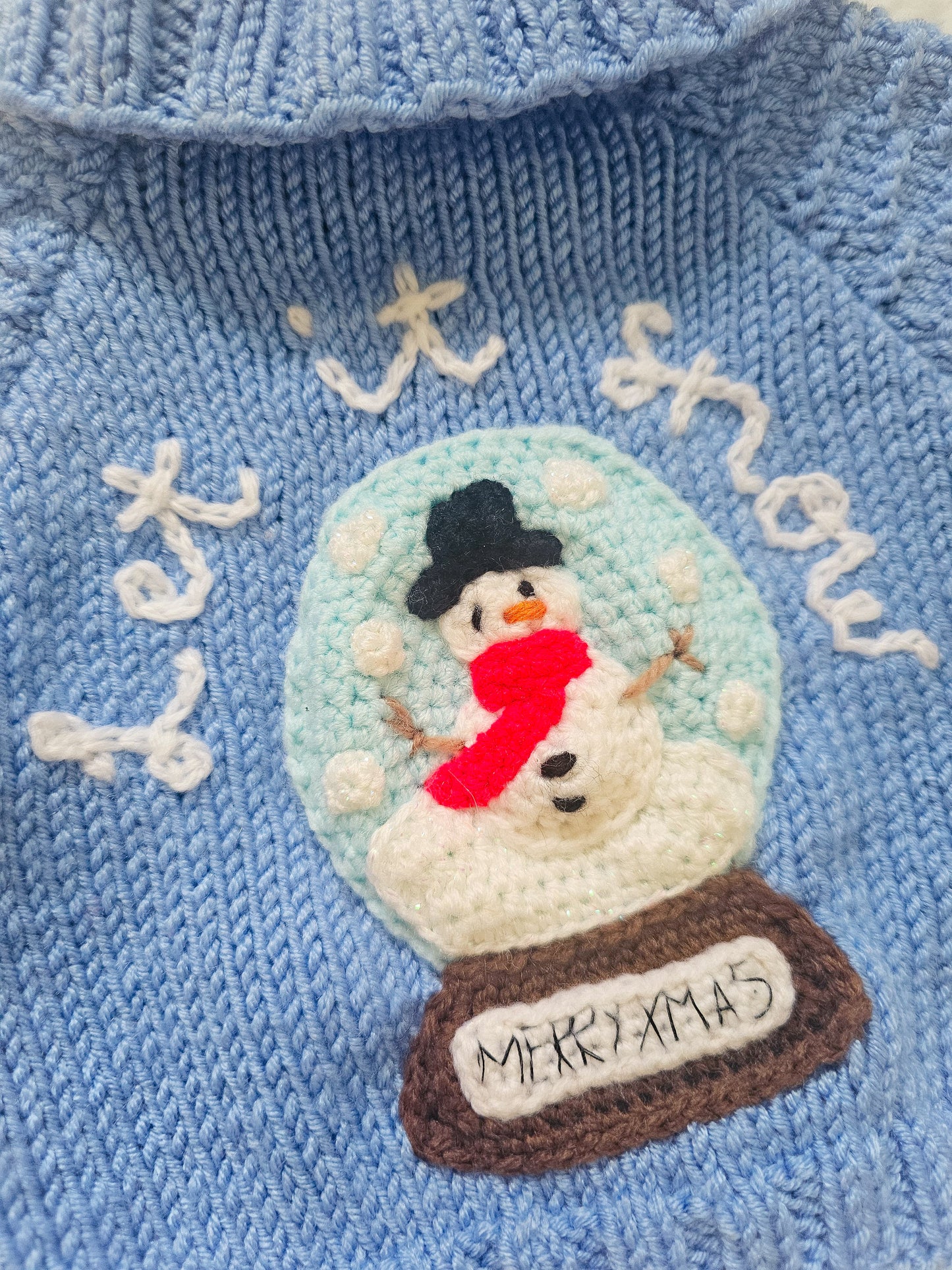 Let It Snow Christmas Knit (Age 0-3 months)