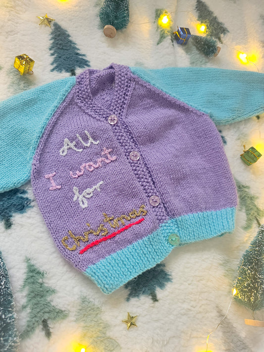 All I Want For Christmas Knit (Age 6-12 months)