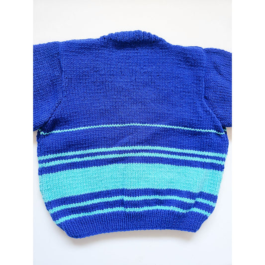 Blue and Turquoise Stripe (Age 3-4 years)