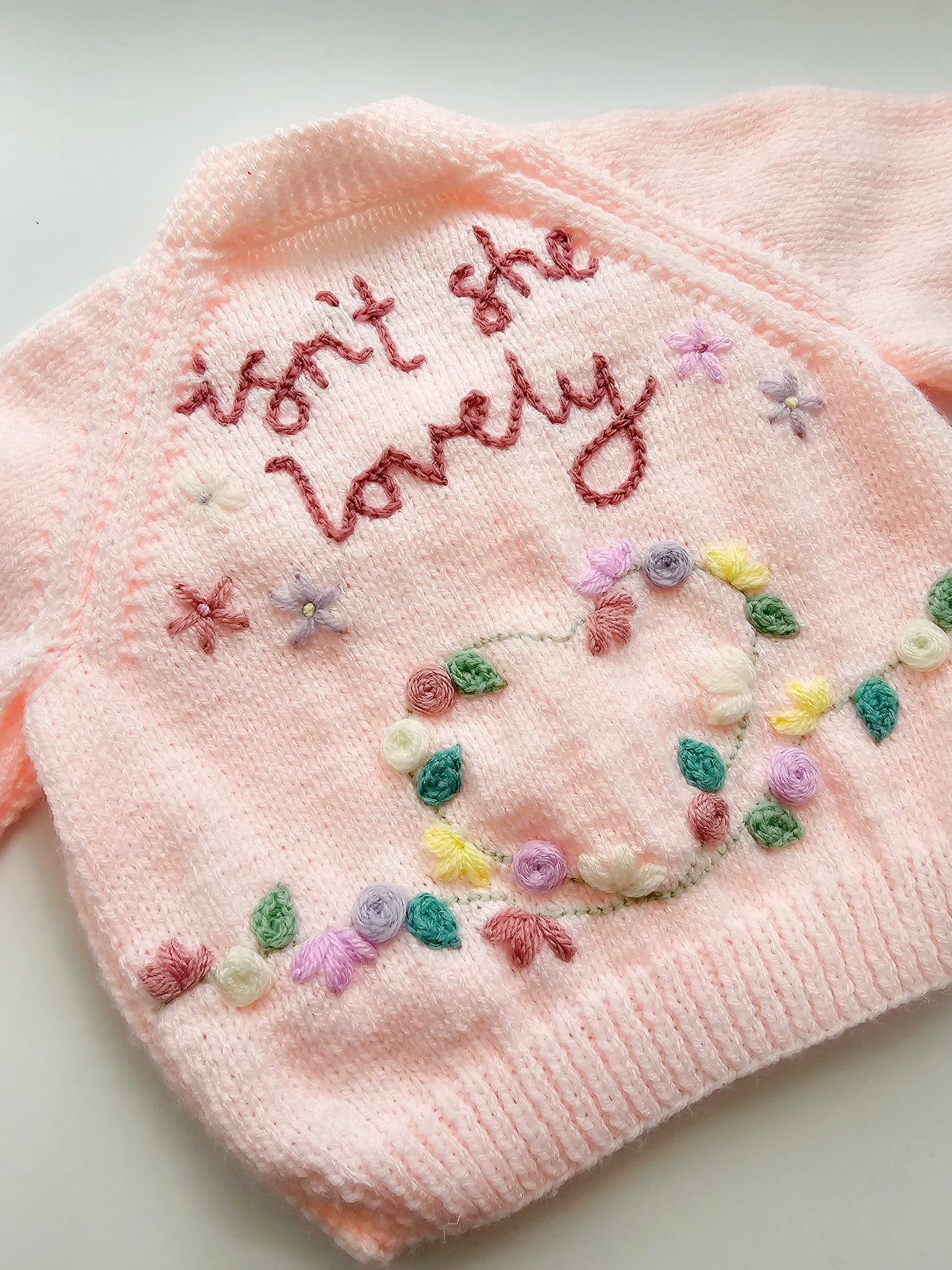 Isn't She Lovely Cardigan Soft Peach (made to order)