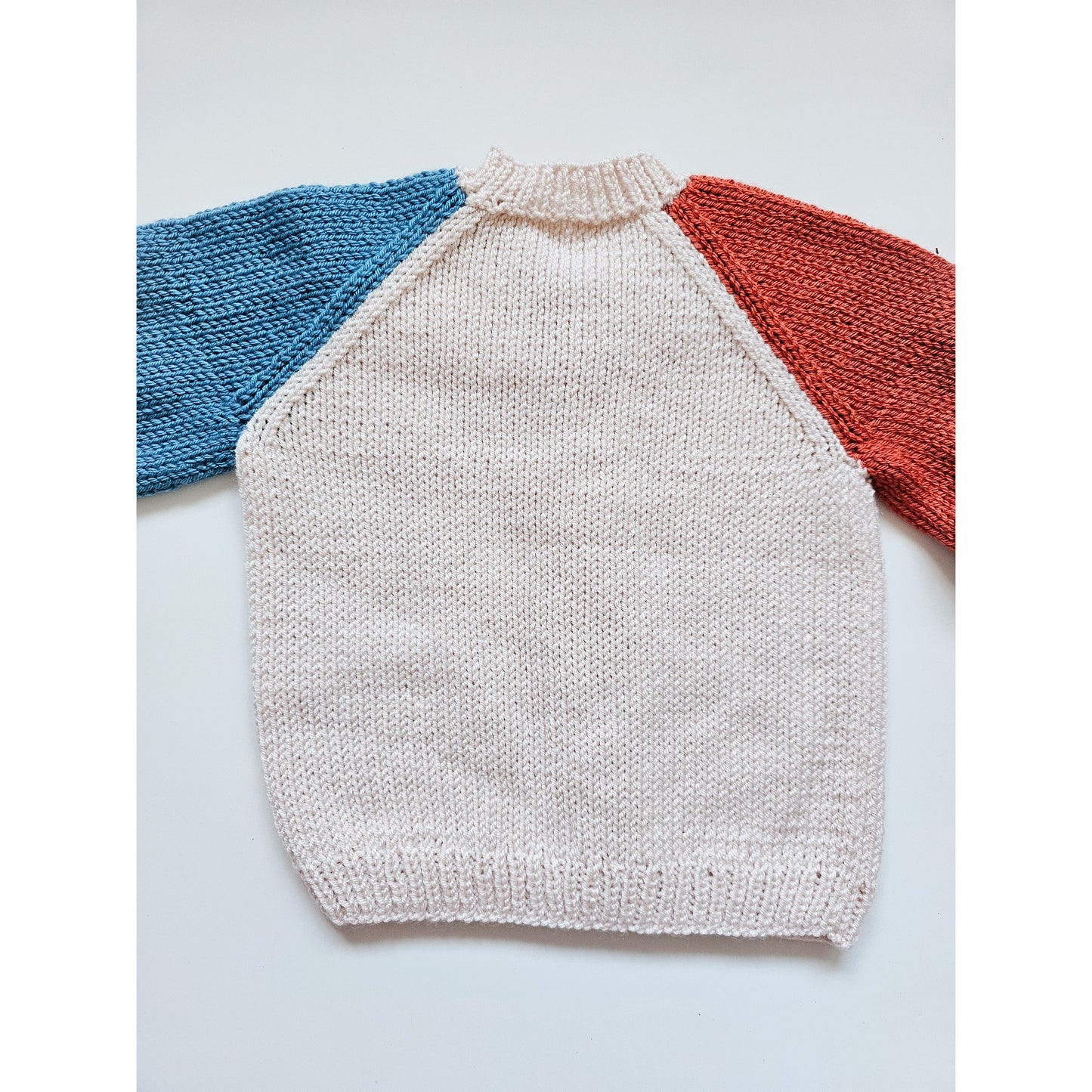 Bold Orange and Turquoise Colourblock (9 - 12 months)