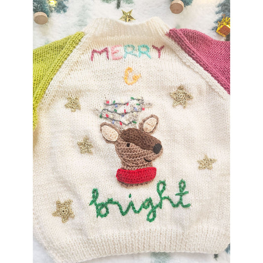 Merry + Bright Christmas Knit (Age 2-3 years)