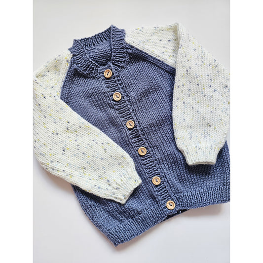 Grey Speckled Colourblock (Age 1-2 years)