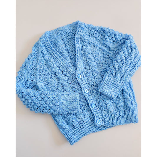 Sky Blue Cable Knit (1 - 2 years)