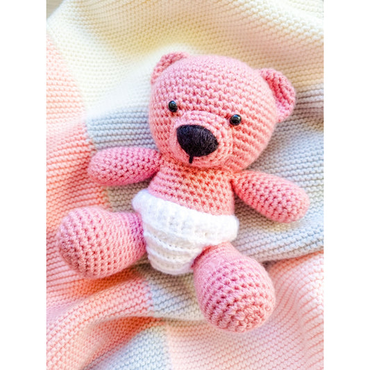 Pink Nappy Bear